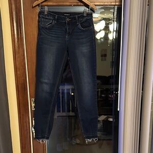 Dark Wash Ankle Jeans